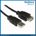 USB 2.0 A Male - A Female Extension Cable 