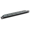 24 Port Cat5e CCS 2020 Right Angled Patch Panel