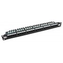 24 Port Cat 5e CCS 2020 Right Angled Patch Panel