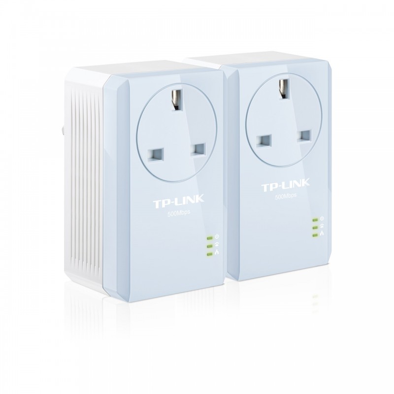 TP-Link TL-PA451KIT AV500 Powerline Adapter with AC Pass Through Starter Kit