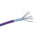 Cat6 FTP Shielded PVC Solid Core Cable
