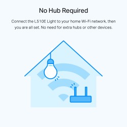 Tapo L510E Smart bulb White Wi-Fi 8.7 W