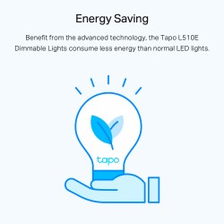 Tapo L510E Smart bulb White Wi-Fi 8.7 W
