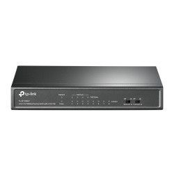 TP-LINK TL-SF1008LP network switch Unmanaged Fast Ethernet (10/100) Black Power over Ethernet (PoE)