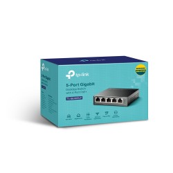 TP-LINK TL-SG1005LP network switch Unmanaged Gigabit Ethernet (10/100/1000) Black Power over Ethernet (PoE)