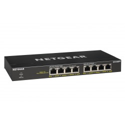 Netgear GS308PP Unmanaged Gigabit Ethernet (10/100/1000) Black Power over Ethernet (PoE)