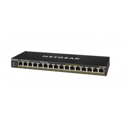Netgear GS316PP Unmanaged Gigabit Ethernet (10/100/1000) Black Power over Ethernet (PoE)