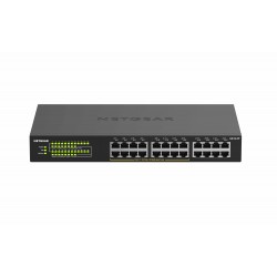 Netgear GS324P Unmanaged Gigabit Ethernet (10/100/1000) Black 1U Power over Ethernet (PoE)