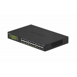 Netgear GS324P Unmanaged Gigabit Ethernet (10/100/1000) Black 1U Power over Ethernet (PoE)