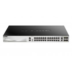 D-Link DGS-3130-30TS Managed L3 Gigabit Ethernet (10/100/1000) Black, Grey