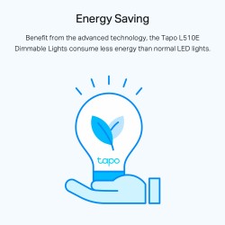 TP-Link TAPO L510E(2-PACK) smart lighting Smart bulb 8.7 W White Wi-Fi
