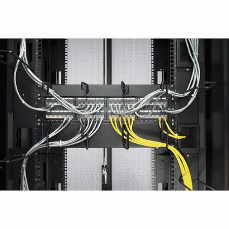 PC NetShelter Cable Management, Vertical Cable Manager, Rings, for NetShelter 750 and 800mm W Enclosures, Set of 8, 76 x 19 x 2
