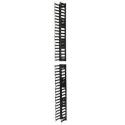 PC NetShelter Cable Manager, for 42U- 750W NetShelter SX, Vertical, 1778H x 97W x 160D mm