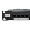 24 Port Cat5e UTP Elite Patch Panel + Rear Cable Managment